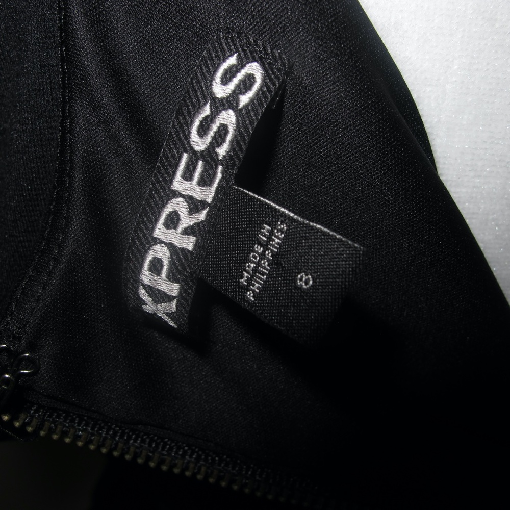 Express Women's Black Date Night Little Black Peplum Dress Size 8 EUC - Picture 8 of 8